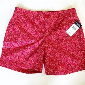 Chaps Floral Shorts Size 6